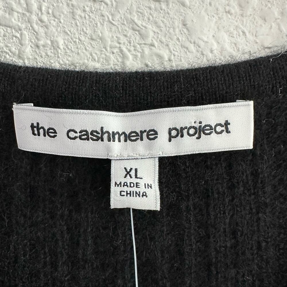 The Cashmere Project Ribbed Tank Women XL Black‎ Crew Neck Minimalist New - Picture 4 of 9